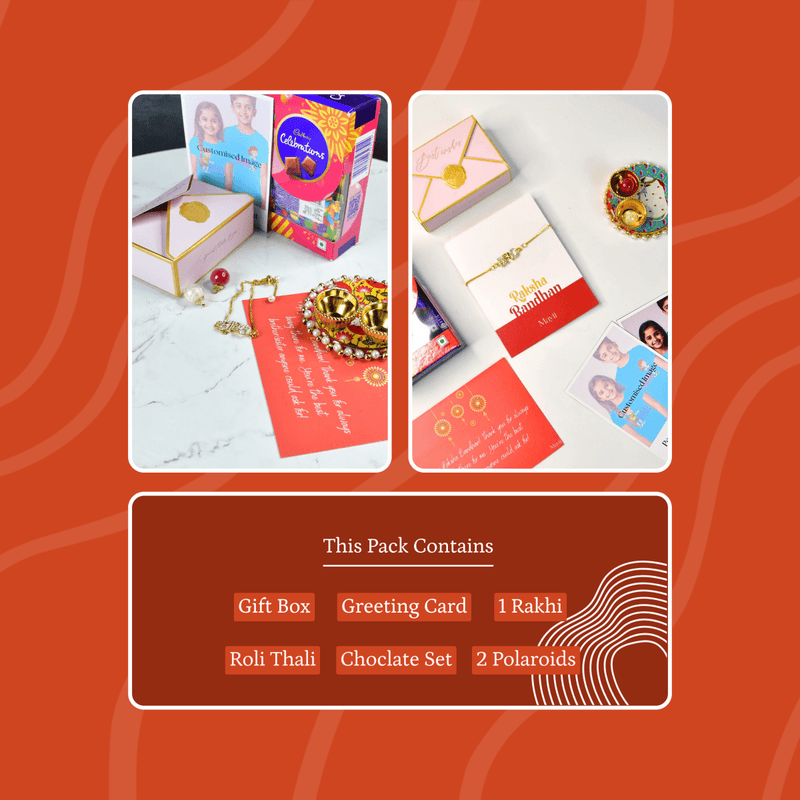Sowpeace Exquisite BRO Rakhi Pack of 1 with Roli Chawal and Greeting card combo for Raksha Bandhan and Gifting – view 11