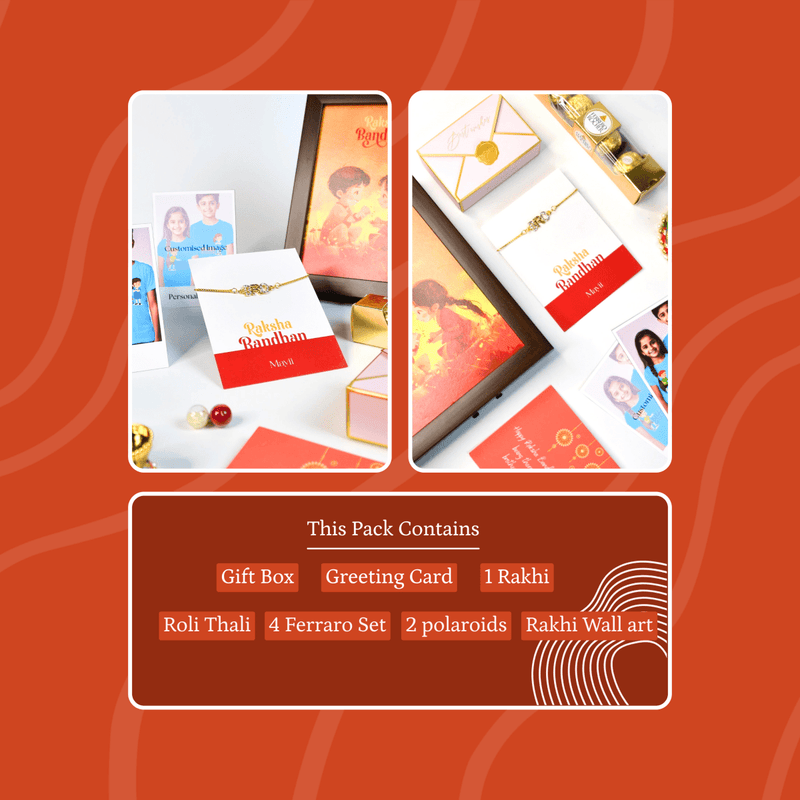 Sowpeace Exquisite BRO Rakhi Pack of 1 with Roli Chawal and Greeting card combo for Raksha Bandhan and Gifting – view 13