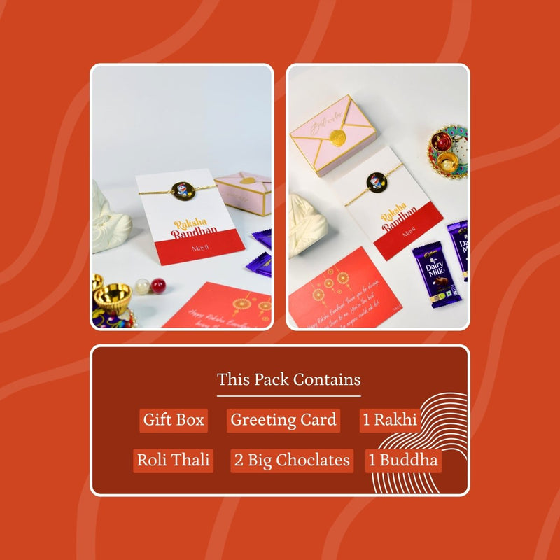 Sowpeace Exquisite Doraemon Rakhi Pack of 1 with Roli Chawal and Greeting card combo for Raksha Bandhan and Gifting – view 10