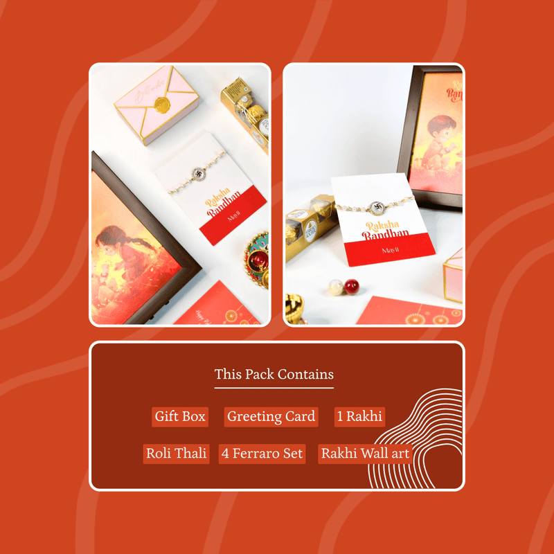 Sowpeace Exquisite Swastik Rakhi Pack of 1 with Roli Chawal and Greeting card combo for Raksha Bandhan and Gifting – view 13