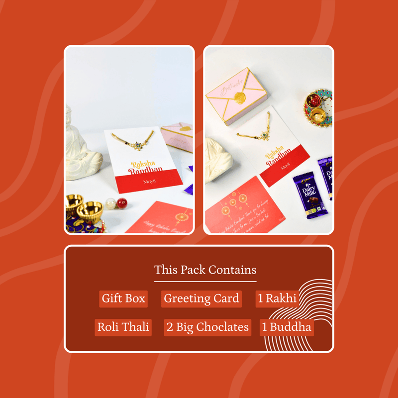 Sowpeace Exquisite Turtle Rakhi Pack of 1 with Roli Chawal and Greeting card combo for Raksha Bandhan and Gifting – view 11