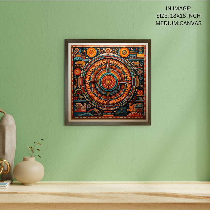 Sowpeace: Find Your Inner Circuit – Premium Handcrafted Canvas Art for Modern and Elegant Home Interiors – view 5