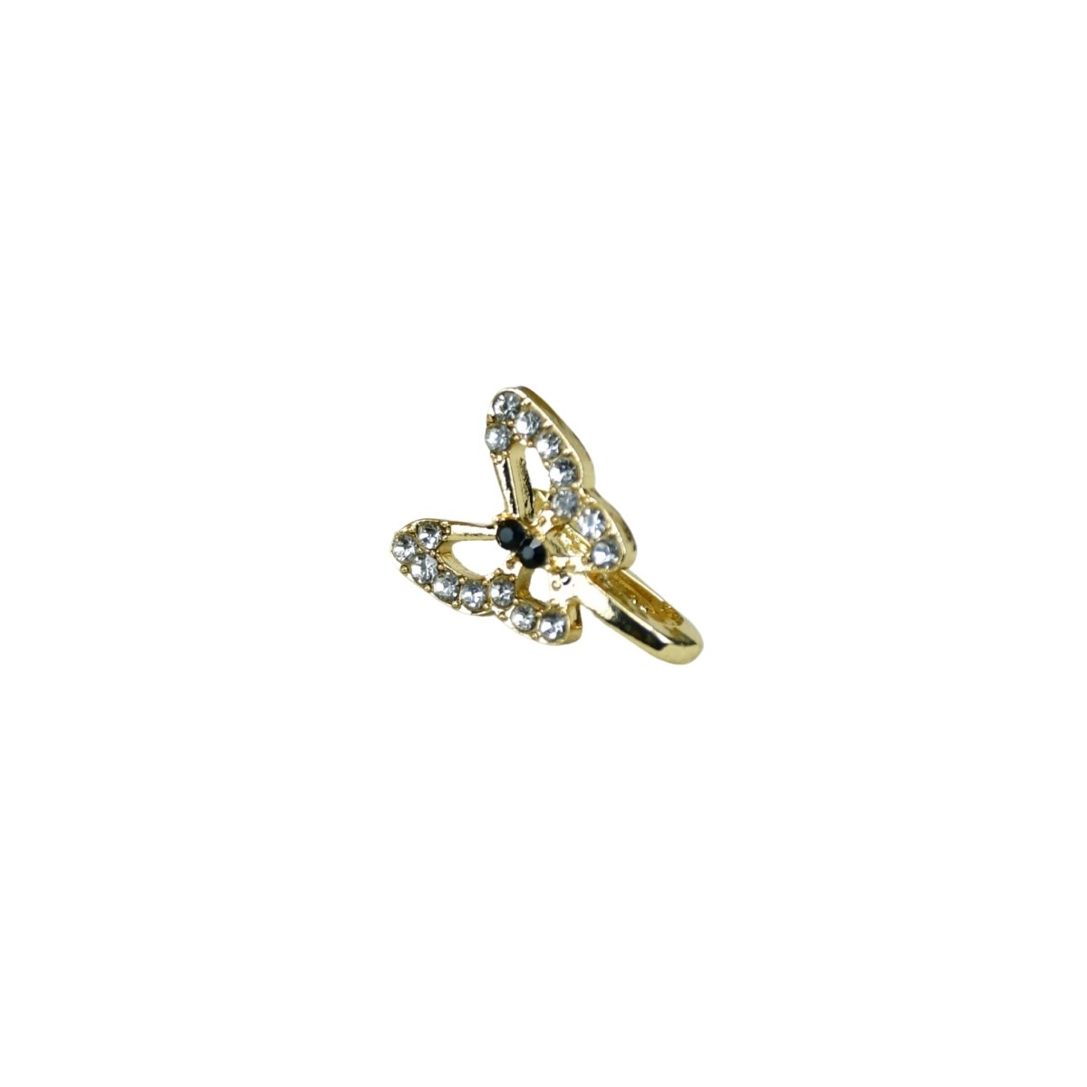 Sowpeace Gold Butterfly Nosepin Stainless Steel | Elegant One‑Size Jewelry for Women - Sowpeace - 