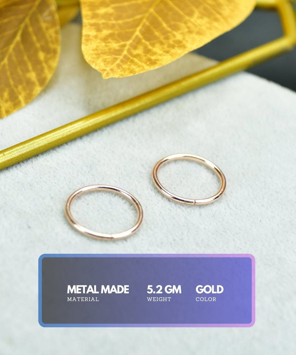 Sowpeace Gold Circle Ring Set Stainless Steel | Stylish One‑Size Adjustable Jewelry for Women & Men — image 2