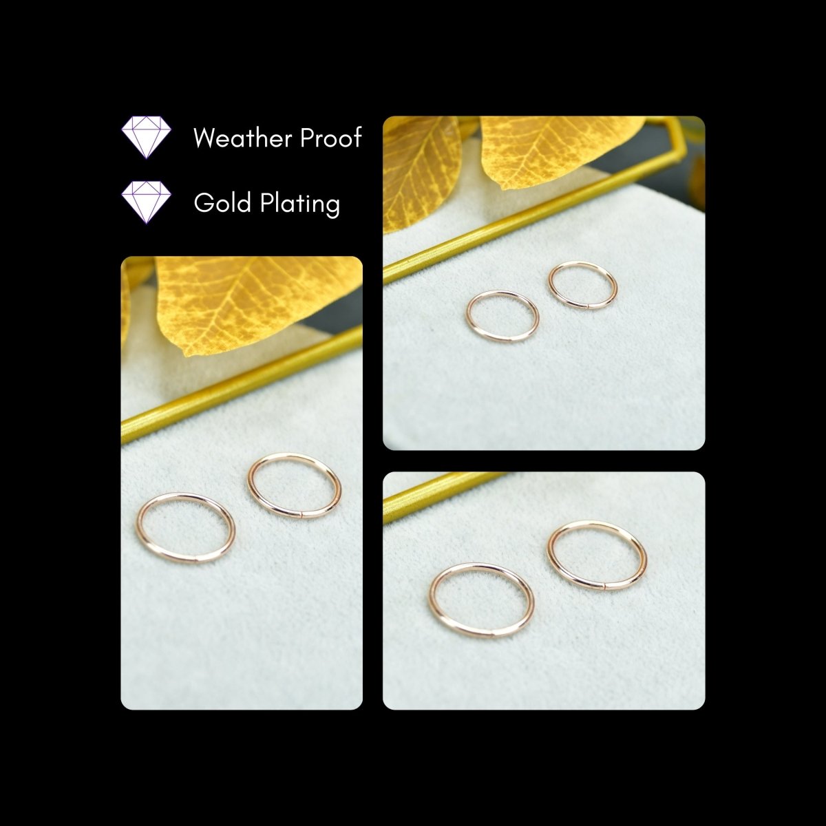 Sowpeace Gold Circle Ring Set Stainless Steel | Stylish One‑Size Adjustable Jewelry for Women & Men - Sowpeace - 