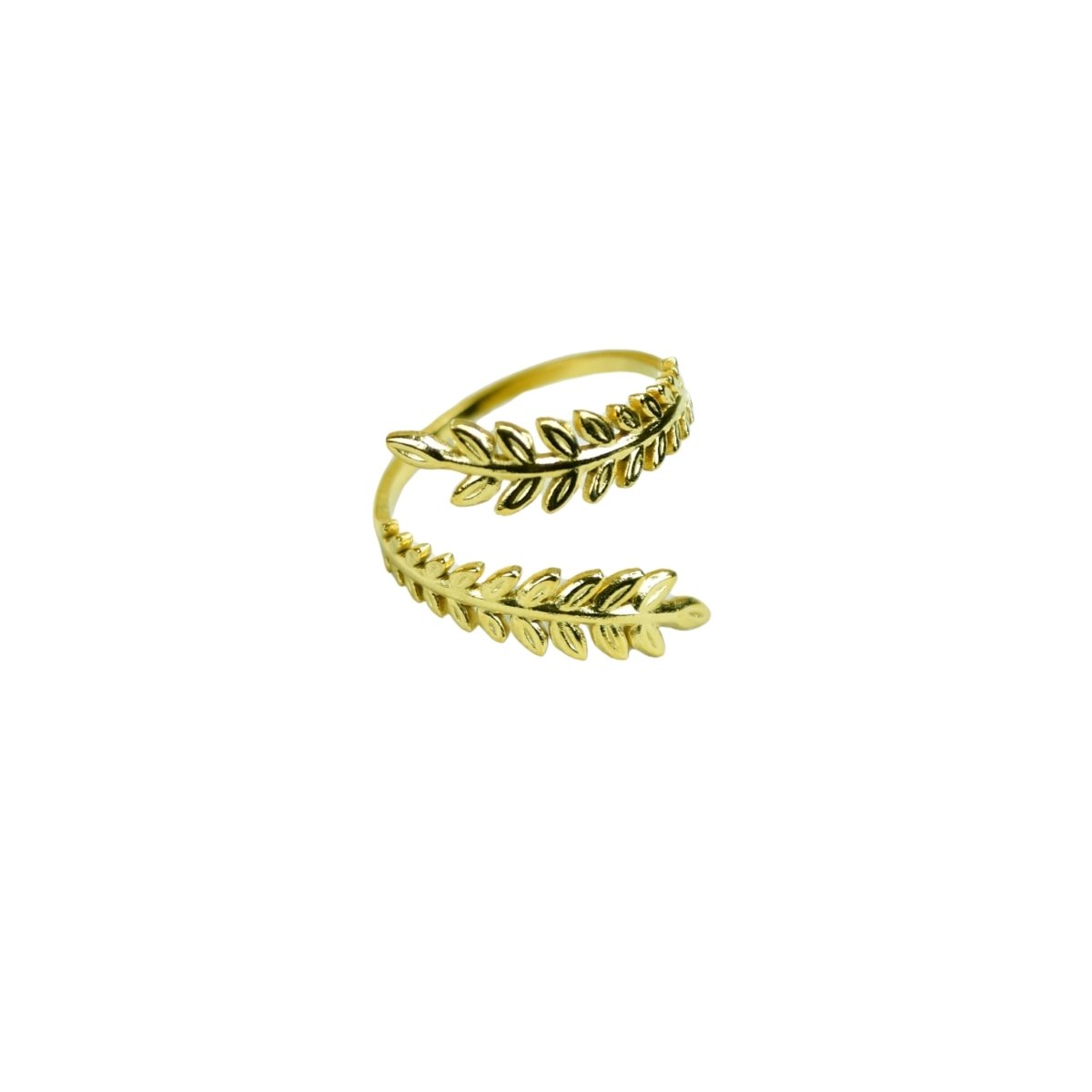 Sowpeace Gold Petal Line Ring Stainless Steel | Elegant One‑Size Adjustable Jewelry for Women & Men - Sowpeace - 