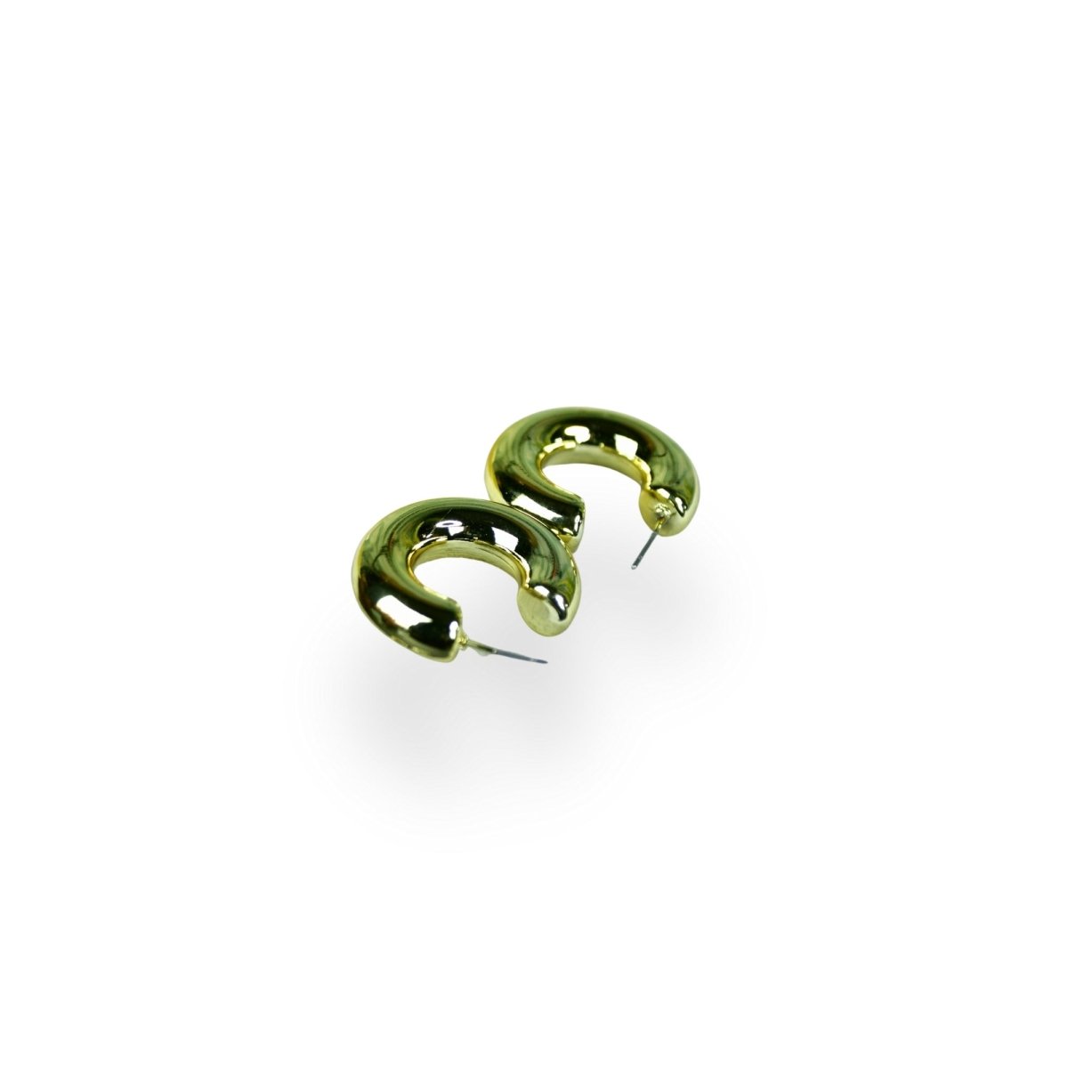 Sowpeace Golden 3/4 Round CCB Earrings | Stylish One‑Size Lightweight Jewelry for Women & Daily Wear - Sowpeace - 
