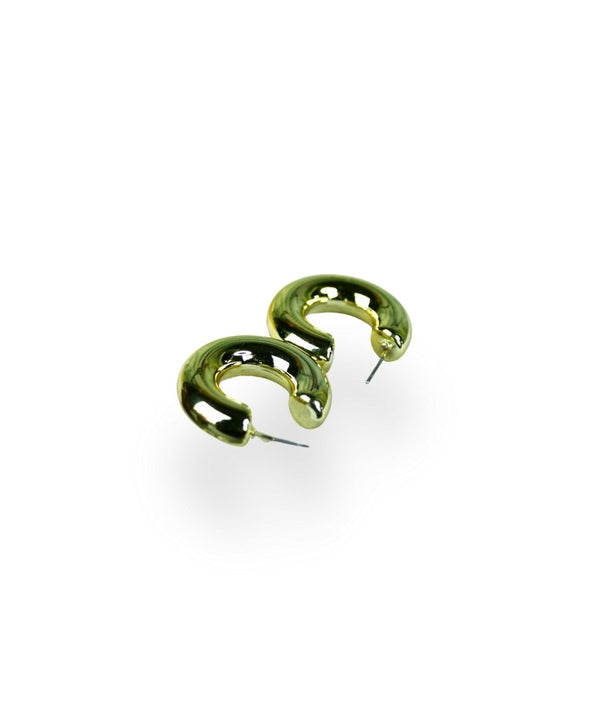 Sowpeace Golden 3/4 Round CCB Earrings | Stylish One‑Size Lightweight Jewelry for Women & Daily Wear — image 4