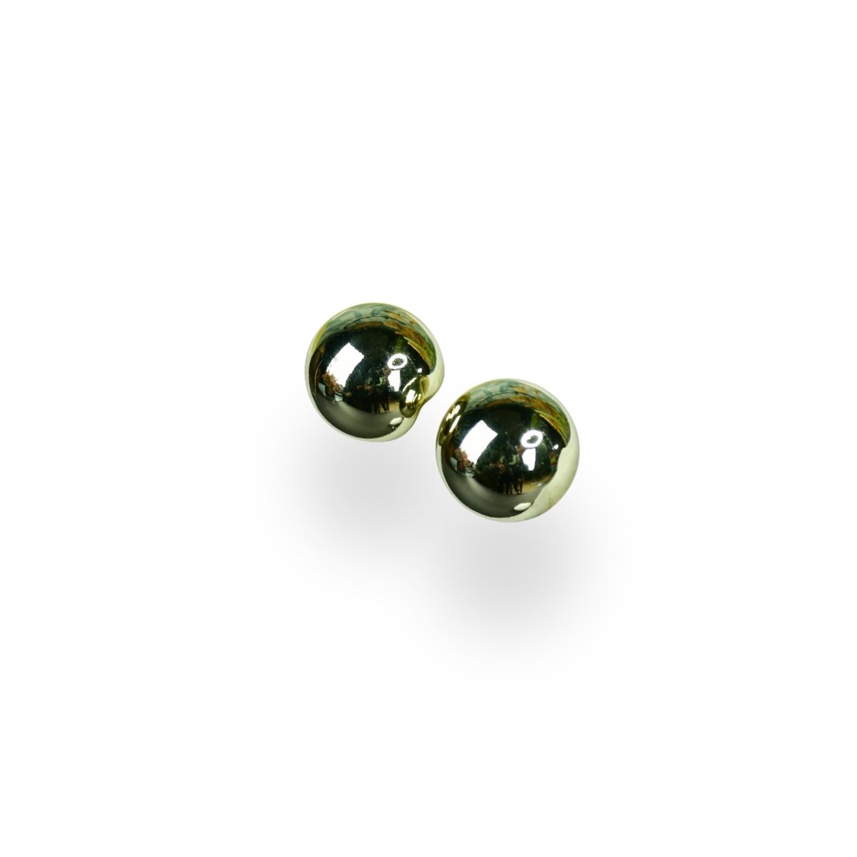 Sowpeace Golden Ball Shaped CCB Earrings | Stylish One‑Size Lightweight Jewelry for Women & Daily Wear - Sowpeace - 