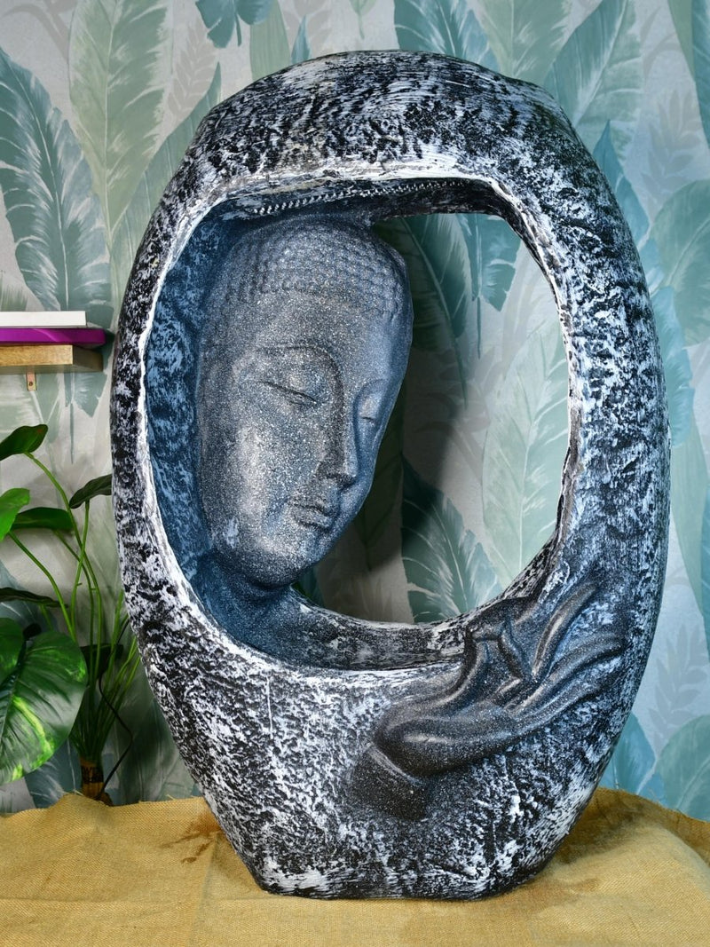 Sowpeace Half-Face Cave Structure Water Fountain – Unique Waterfall Feature for Trendy Home Decor & Gifts – view 1