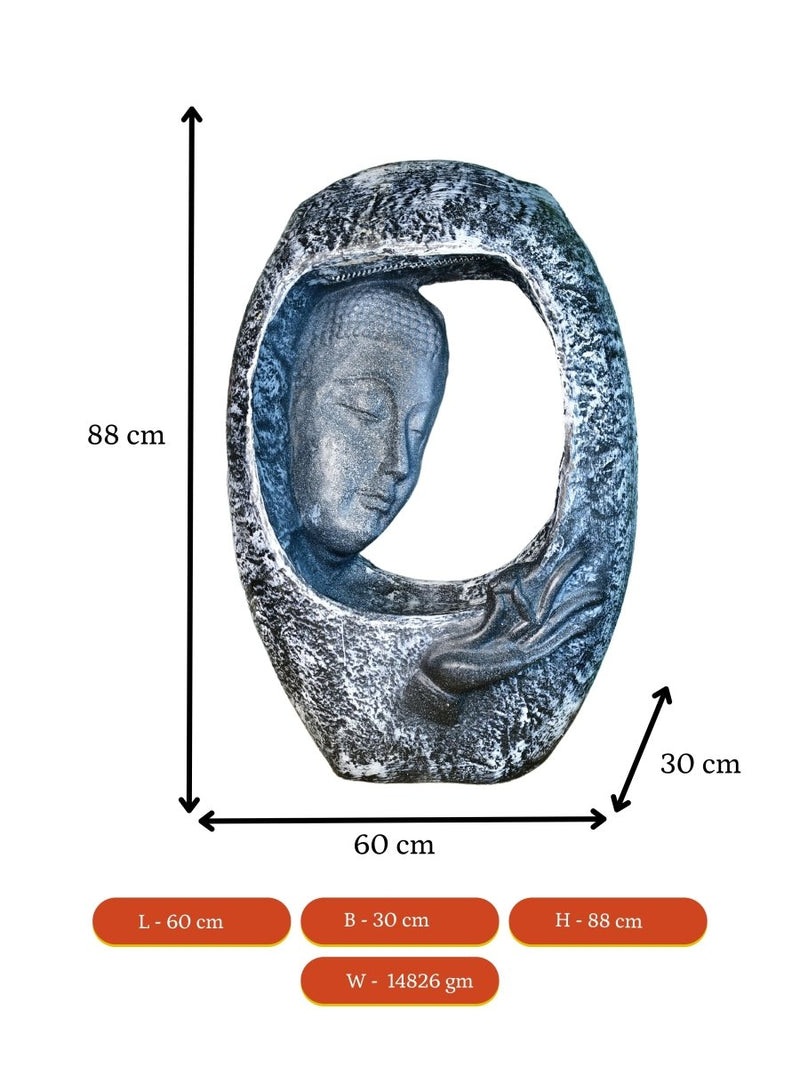 Sowpeace Half-Face Cave Structure Water Fountain – Unique Waterfall Feature for Trendy Home Decor & Gifts – view 7