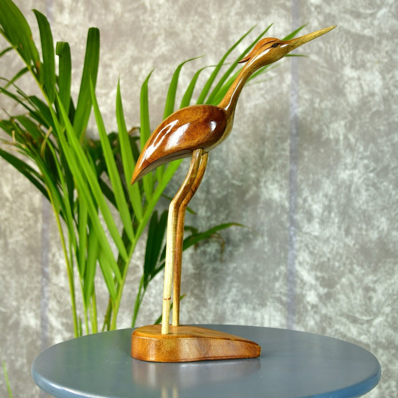 Sowpeace Hand-Carved Flamingo: Tropical Elegance on Your Tabletop – view 5