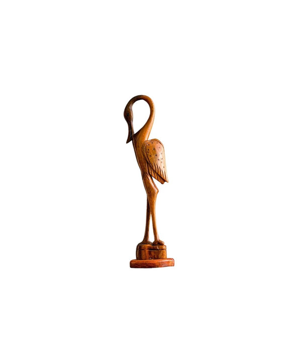 Sowpeace Hand-Carved Flamingo: Tropical Elegance on Your Tabletop — image 7