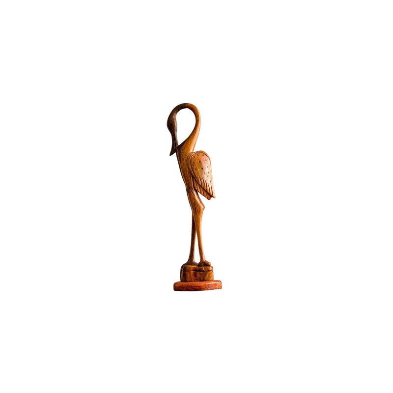 Sowpeace Hand-Carved Flamingo: Tropical Elegance on Your Tabletop – view 7
