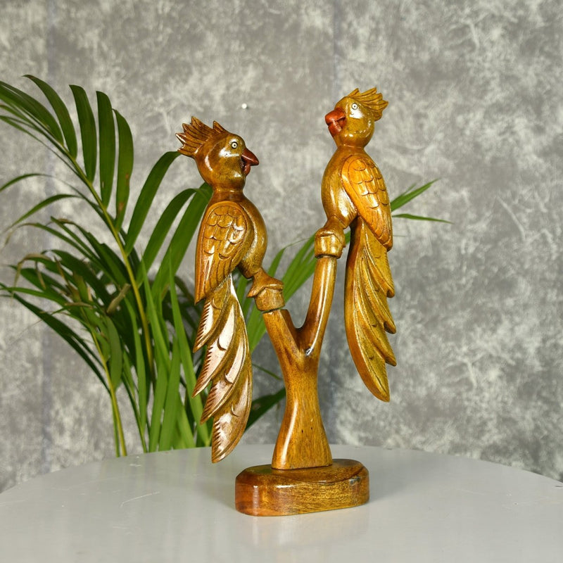 Sowpeace Hand Carved Wooden Parrot Set – view 5