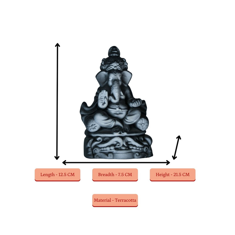 Sowpeace Handcrafted Terracotta Ganesh Tabletop: Elegant Home Decor – view 4