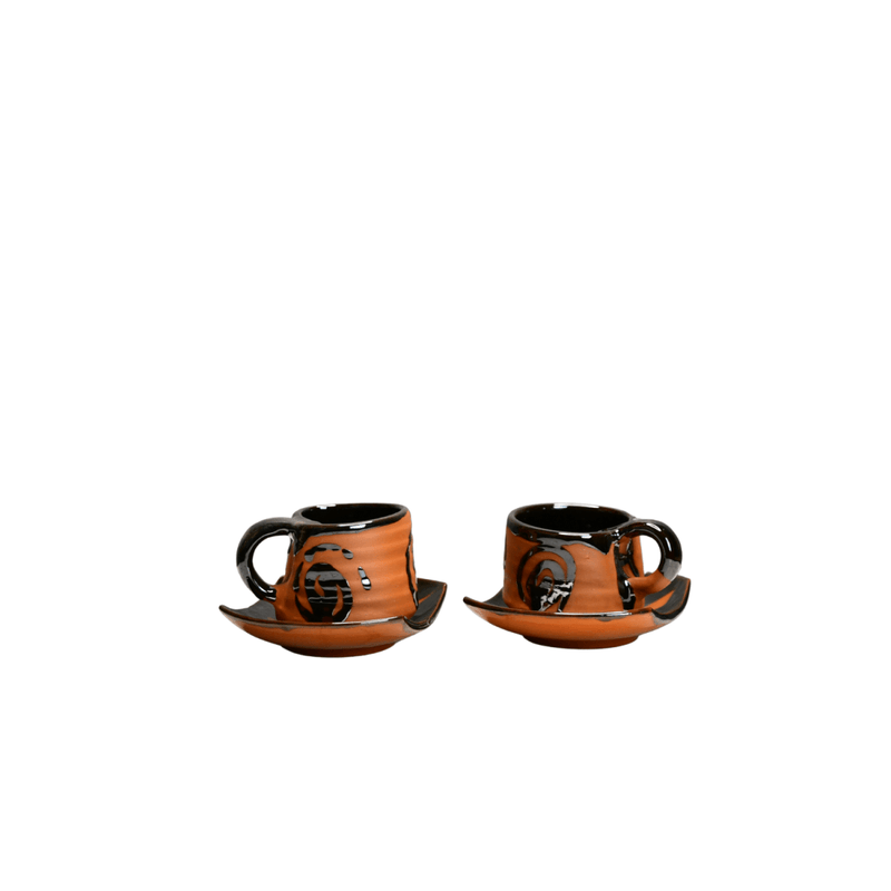 Sowpeace Heart in a Cup (Set of 2) | Handcrafted Terracotta Coffee & Tea Mugs for Gifting & Daily Use – view 7