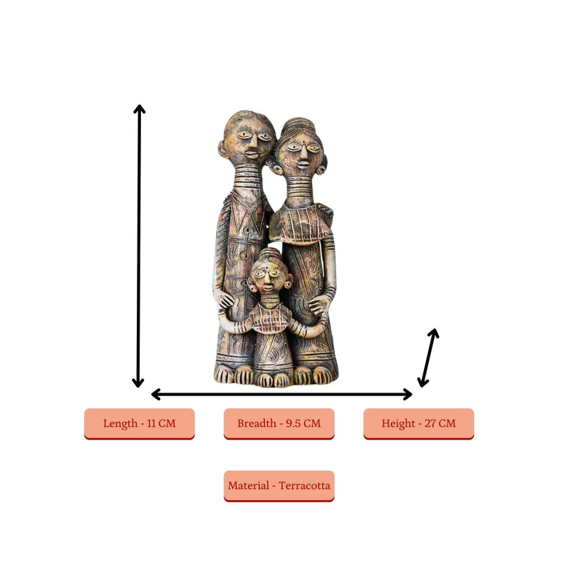 Sowpeace Kayan Family Terracotta Tabletop Decor – view 4