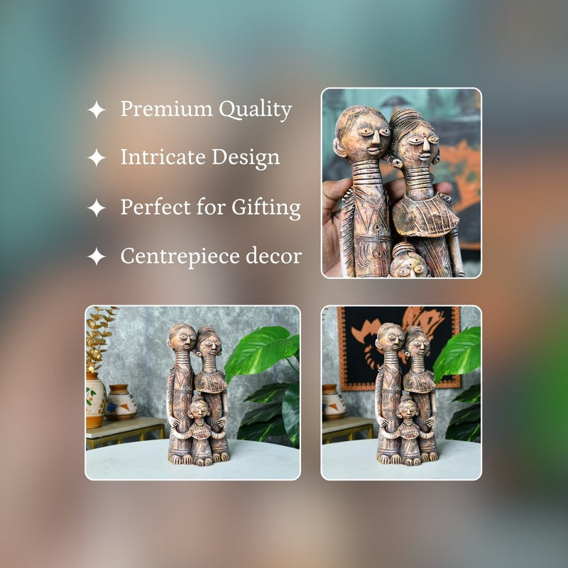 Sowpeace Kayan Family Terracotta Tabletop Decor – view 3