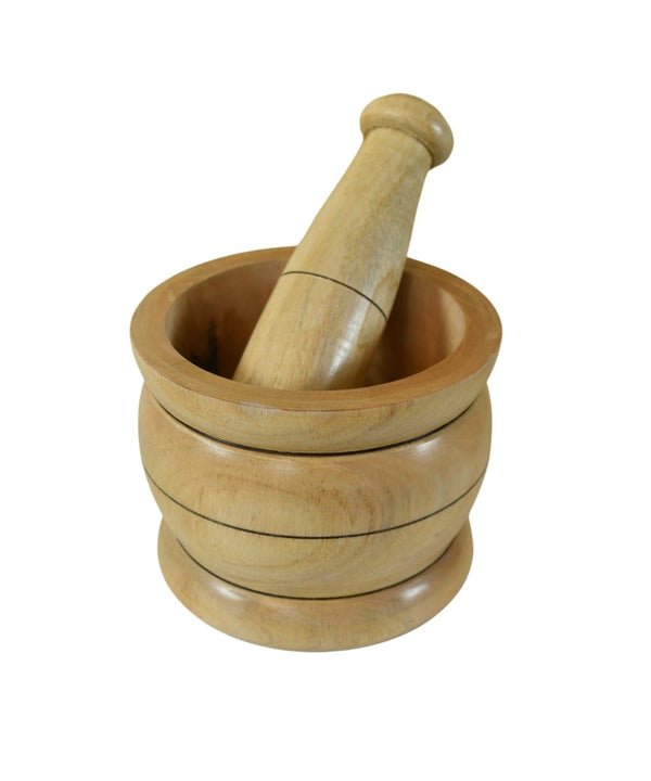 Sowpeace Large Wooden Stone Pestle: Artisan Home Accent — image 8