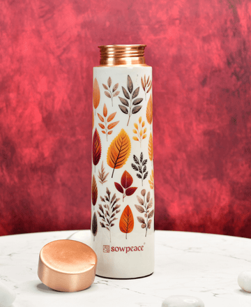 Sowpeace Leaf Elixir Copper Bottle — alternate view