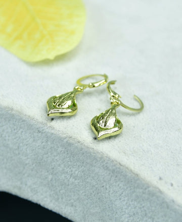Sowpeace Lime Crystal Gold & Lime Stainless Steel Earrings | Elegant One‑Size Lightweight Jewelry for Women & Daily Wear — alternate view