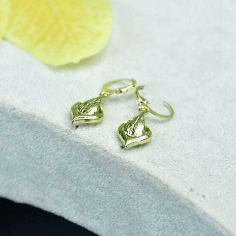 Sowpeace Lime Crystal Gold & Lime Stainless Steel Earrings | Elegant One‑Size Lightweight Jewelry for Women & Daily Wear