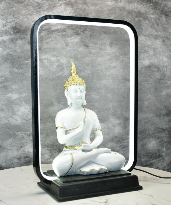 Sowpeace Luminous Buddha Tranquility Idol | Radiant Resin Statue for Peaceful Home Décor & Gifting — image 4