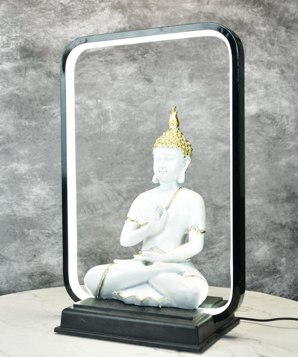 Sowpeace Luminous Buddha Tranquility Idol | Radiant Resin Statue for Peaceful Home Décor & Gifting — image 6