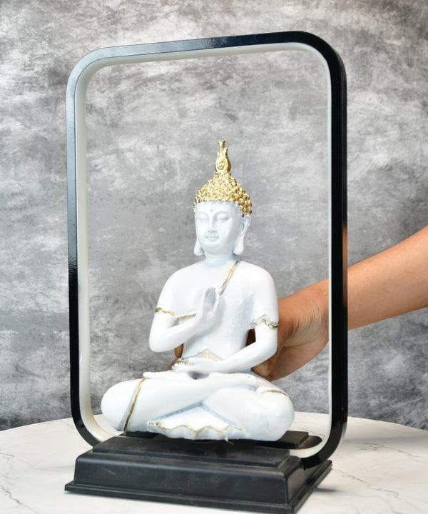 Sowpeace Luminous Buddha Tranquility Idol | Radiant Resin Statue for Peaceful Home Décor & Gifting — image 2