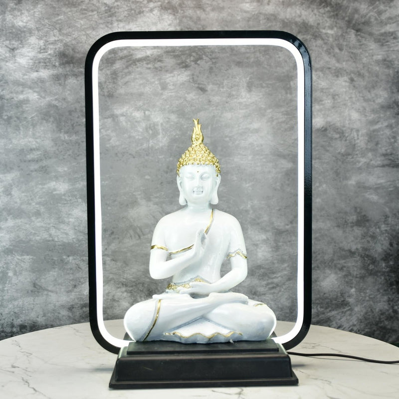 Sowpeace Luminous Buddha Tranquility Idol | Radiant Resin Statue for Peaceful Home Décor & Gifting – view 1