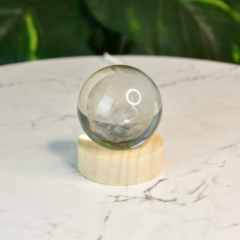 Sowpeace Luna Sphere Crystal Ball Lamp | Enchanting Moon Glow Night Light for Home Décor & Gifting. – view 1