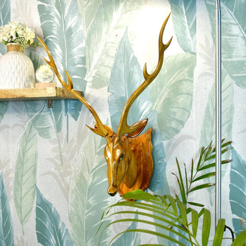 Sowpeace Majestic Deer Head: Hand - Carved Grandeur for Your Home - Wall Decor - Sowpeace - Animal - New Arrivals