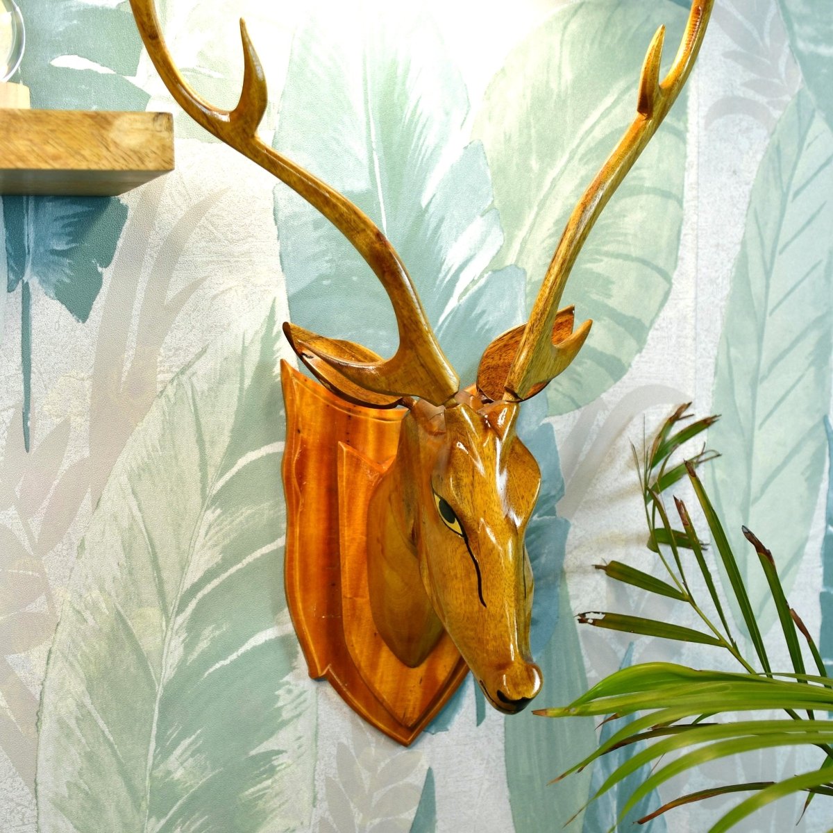 Sowpeace Majestic Deer Head: Hand - Carved Grandeur for Your Home - Wall Decor - Sowpeace - Animal - New Arrivals
