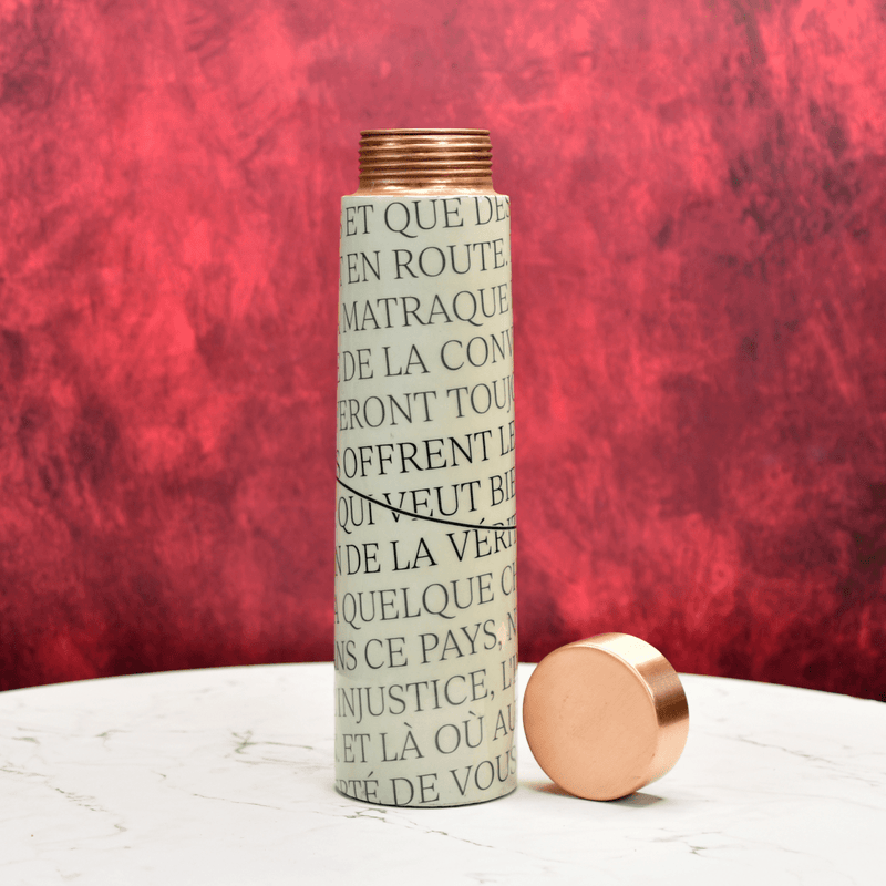 Sowpeace Modern Mantra Copper Bottle – view 3