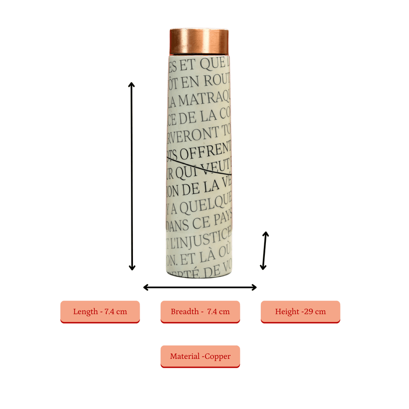 Sowpeace Modern Mantra Copper Bottle – view 8