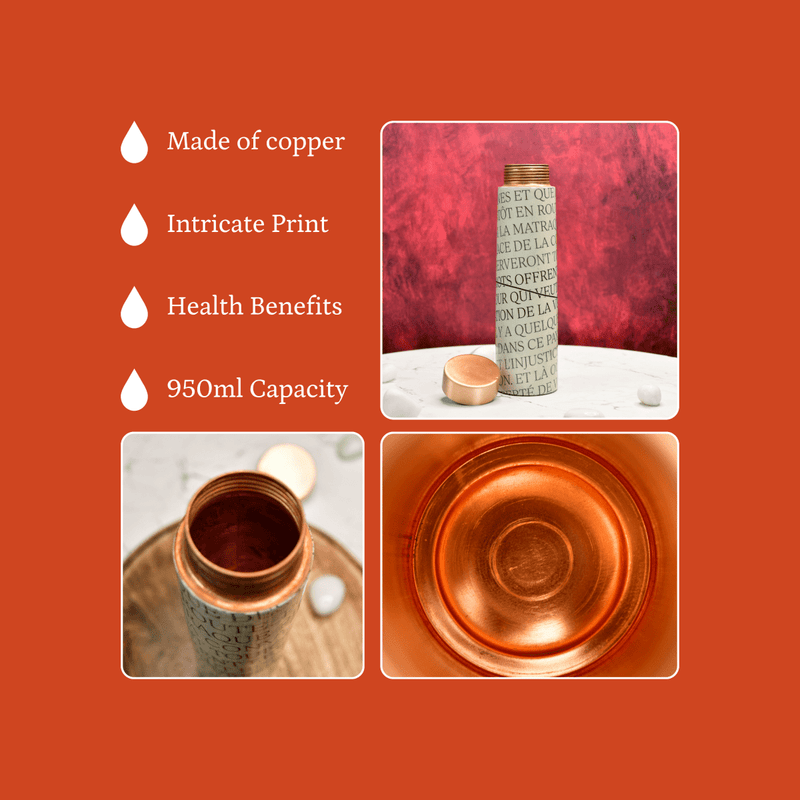Sowpeace Modern Mantra Copper Bottle – view 6