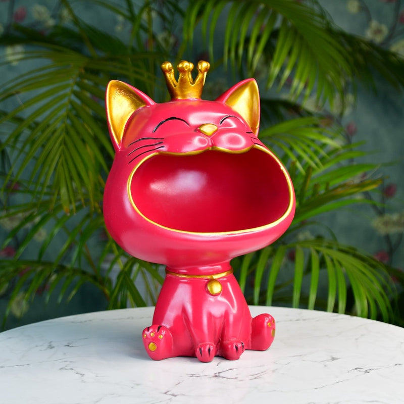 Sowpeace Moulded Resin Cat Holder – view 1