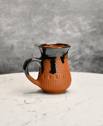Sowpeace Mug in Coffee (Set of 2) | Handcrafted Terracotta Coffee & Tea Mugs for Gifting & Daily Use — alternate view