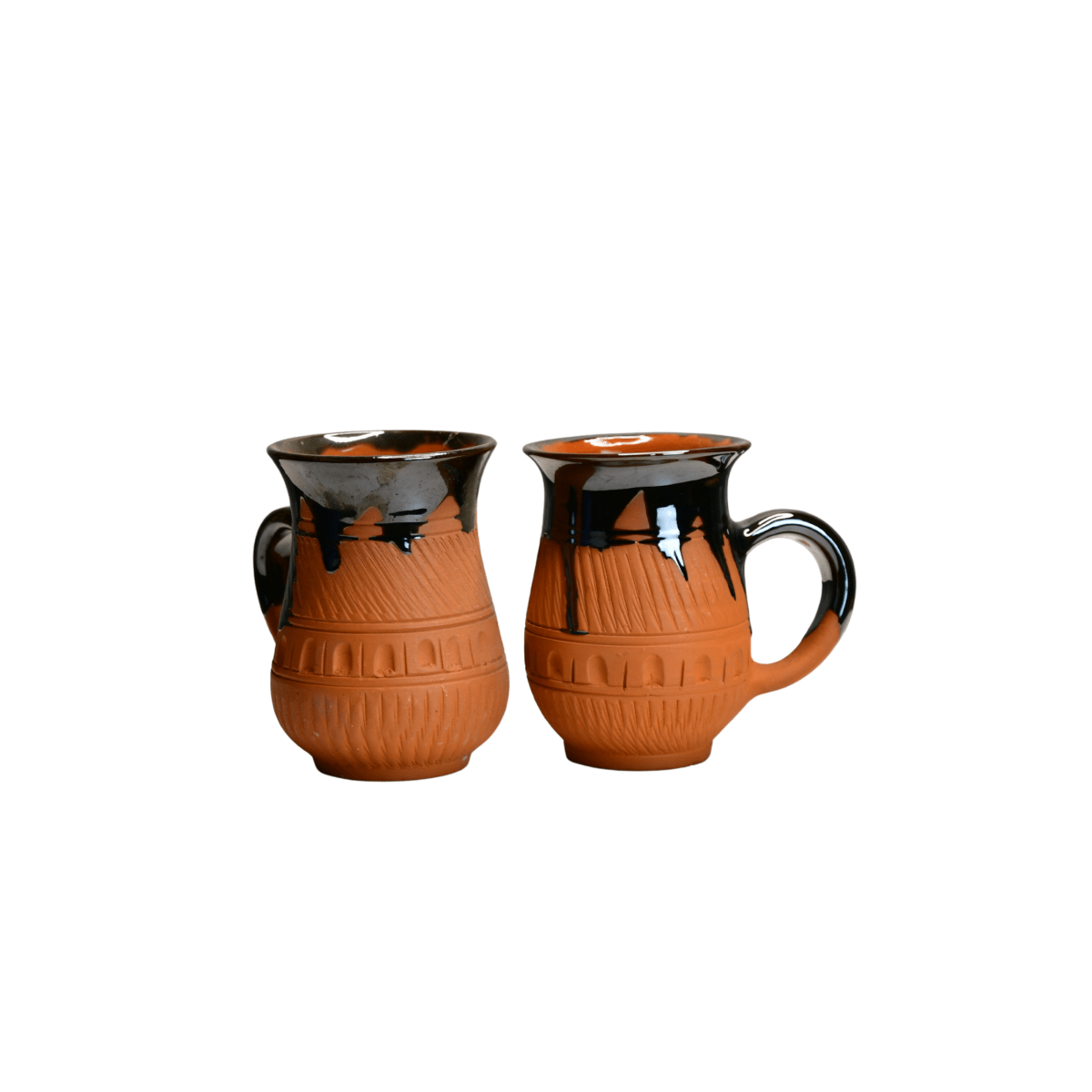 Sowpeace Mug in Coffee (Set of 2) | Handcrafted Terracotta Coffee & Tea Mugs for Gifting & Daily Use - Sowpeace - 