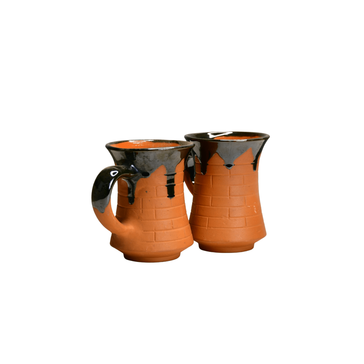 Sowpeace Mug of Smile (Set of 2) | Handcrafted Terracotta Coffee & Tea Mugs for Gifting & Daily Use - Sowpeace - 