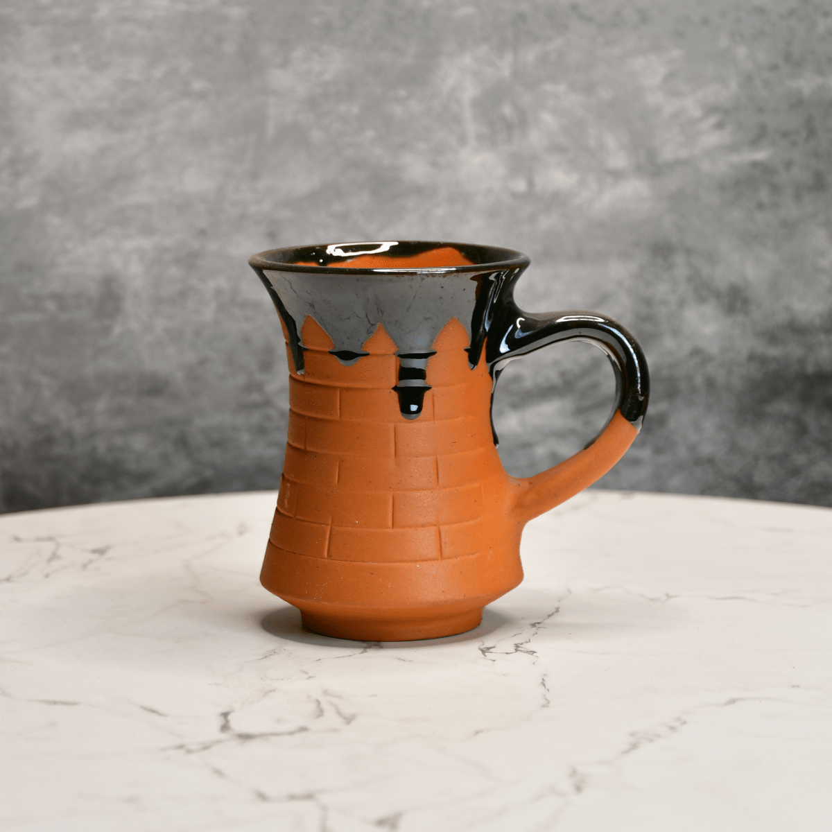 Sowpeace Mug of Smile (Set of 2) | Handcrafted Terracotta Coffee & Tea Mugs for Gifting & Daily Use - Sowpeace - 