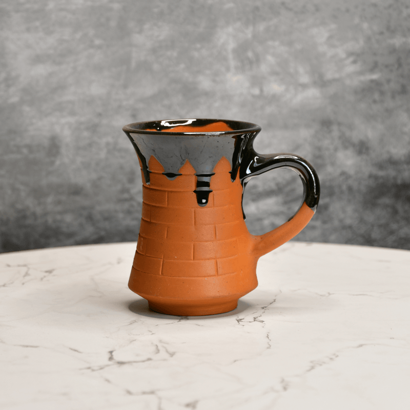Sowpeace Mug of Smile (Set of 2) | Handcrafted Terracotta Coffee & Tea Mugs for Gifting & Daily Use – view 2
