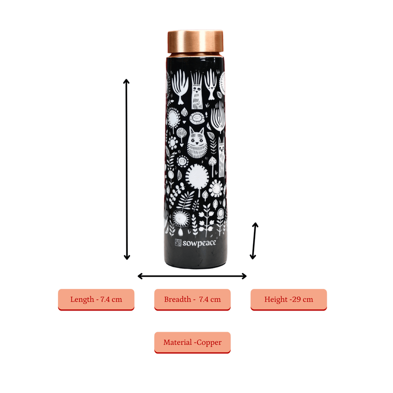 Sowpeace Noir Abstract Copper Bottle – view 8
