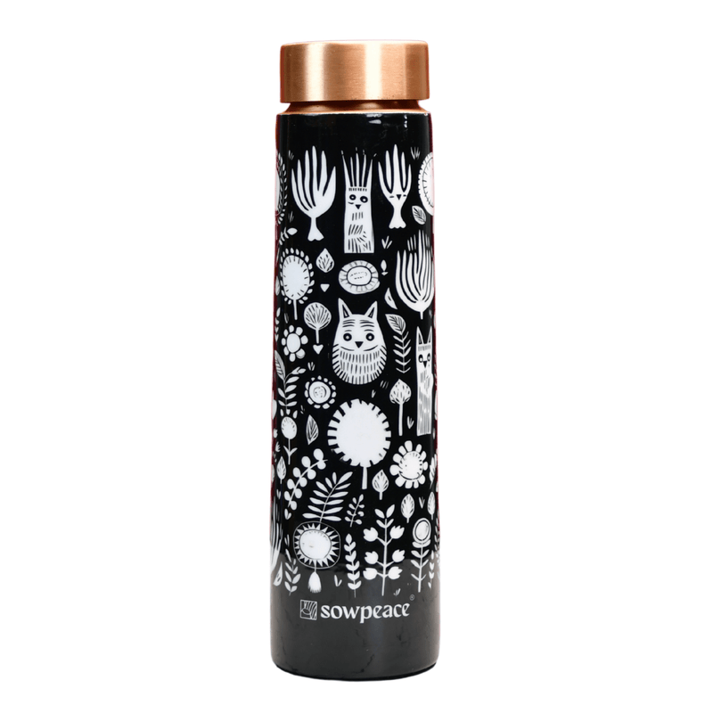 Sowpeace Noir Abstract Copper Bottle – view 7