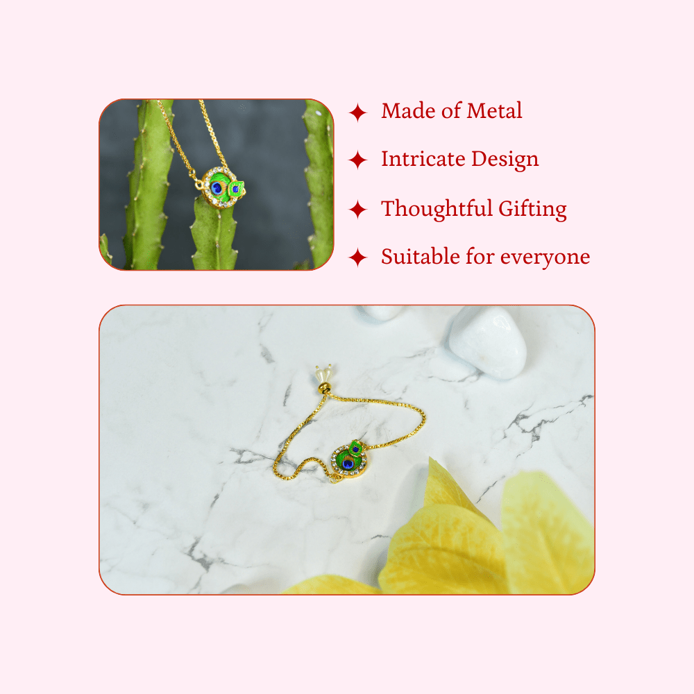 Sowpeace Peacock’s Secret Bracelet | Elegant Stainless Steel One‑Size Adjustable Jewelry for Women & Men - Sowpeace - 