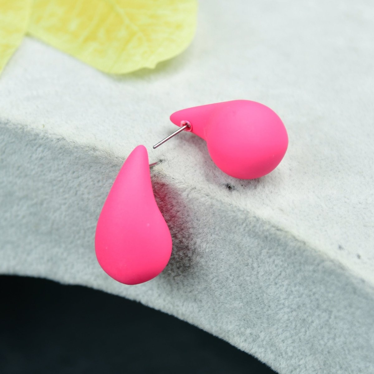 Sowpeace Pink Teardrop CCB Earrings | Elegant One‑Size Lightweight Jewelry for Women & Daily Wear - Sowpeace - 
