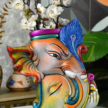 Sowpeace Premium Terracotta Abstract Flower Vase with Bright Colors - Sowpeace - 