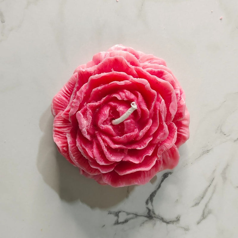 Sowpeace Red Rose Soywax Candle Set of 2 – Hand-Poured, Vegan, Unscented Decorative Gift – view 1