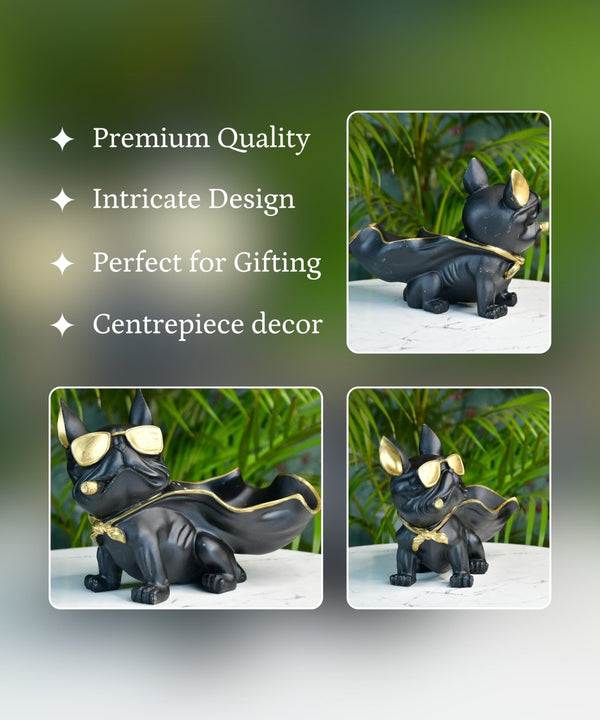 Sowpeace Resin Caped Dog Showpiece — image 4